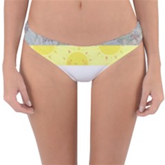 Cute Flag Reversible Hipster Bikini Bottoms by TransPrints