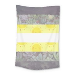 Cute Flag Small Tapestry by TransPrints