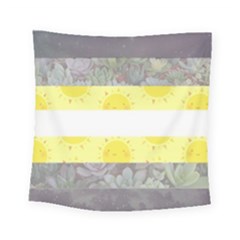 Cute Flag Square Tapestry (small) by TransPrints