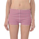 Usa Flag Red Blood Large Gingham Check Reversible Boyleg Bikini Bottoms View1