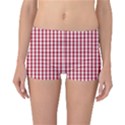 Usa Flag Red Blood Large Gingham Check Reversible Boyleg Bikini Bottoms View3