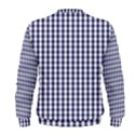 USA Flag Blue Large Gingham Check Plaid  Men s Sweatshirt View2