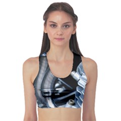 Motorcycle Details Sports Bra by BangZart