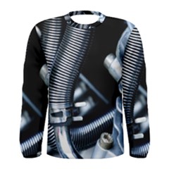 Motorcycle Details Men s Long Sleeve Tee by BangZart