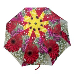 Flowers Gerbera Floral Spring Folding Umbrellas by BangZart