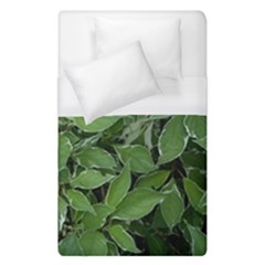 Texture Leaves Light Sun Green Duvet Cover (single Size) by BangZart