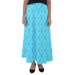 Pattern Background Texture Flared Maxi Skirt by BangZart