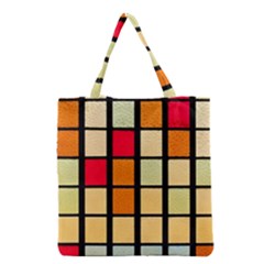 Mozaico Colors Glass Church Color Grocery Tote Bag by BangZart