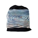 Wave Concentric Waves Circles Water Drawstring Pouches (Extra Large) View2