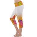 Autumn Leaves Colorful Fall Foliage Capri Yoga Leggings View2