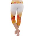 Autumn Leaves Colorful Fall Foliage Capri Yoga Leggings View4