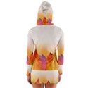 Autumn Leaves Colorful Fall Foliage Women s Long Sleeve Hooded T-shirt View2