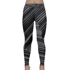 Paper Low Key A4 Studio Lines Classic Yoga Leggings by BangZart