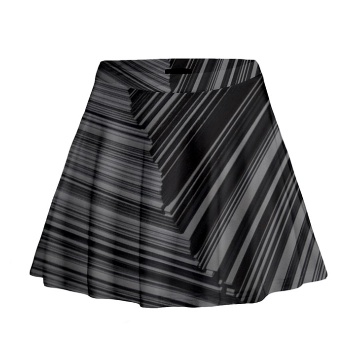 Paper Low Key A4 Studio Lines Mini Flare Skirt