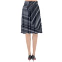 Paper Low Key A4 Studio Lines Flared Midi Skirt View2