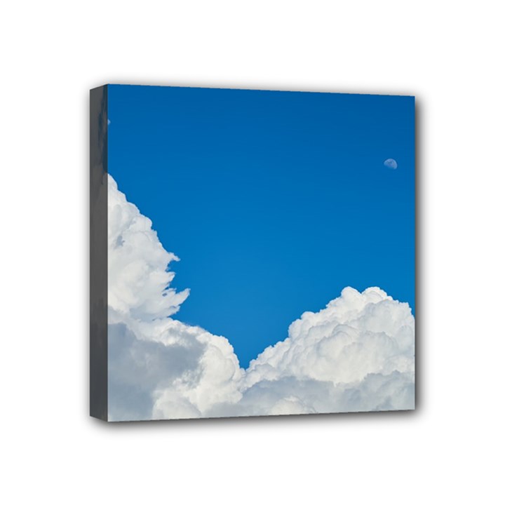 Sky Clouds Blue White Weather Air Mini Canvas 4  x 4 