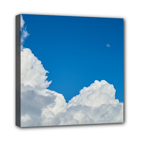 Sky Clouds Blue White Weather Air Mini Canvas 8  X 8  by BangZart