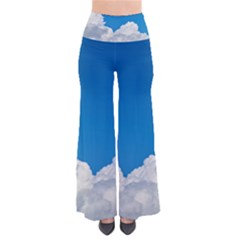 Sky Clouds Blue White Weather Air Pants by BangZart