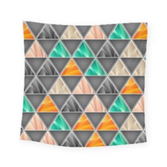 Abstract Geometric Triangle Shape Square Tapestry (small) by BangZart