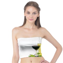 White Wine Red Wine The Bottle Tube Top by BangZart