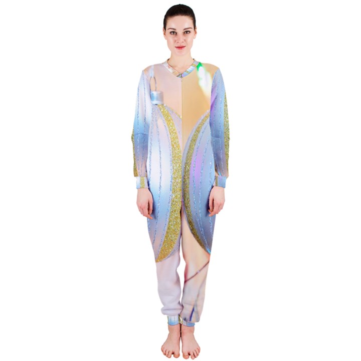 Sphere Tree White Gold Silver OnePiece Jumpsuit (Ladies) 