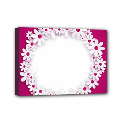 Photo Frame Transparent Background Mini Canvas 7  X 5  by BangZart