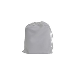 Solid Christmas Silver Drawstring Pouches (xs)  by PodArtist