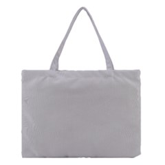 Solid Christmas Silver Medium Tote Bag by PodArtist