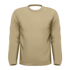 Solid Christmas Gold Men s Long Sleeve Tee by PodArtist