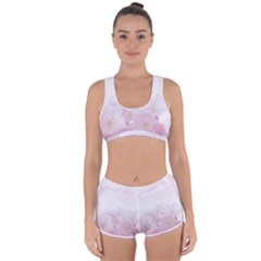 Pink Blossom Bloom Spring Romantic Racerback Boyleg Bikini Set by BangZart