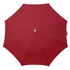 Usa Flag Red Blood Red Classic Solid Color  Straight Umbrellas by PodArtist