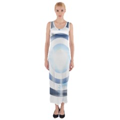 Center Centered Gears Visor Target Fitted Maxi Dress by BangZart