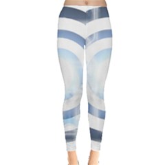 Center Centered Gears Visor Target Leggings  by BangZart