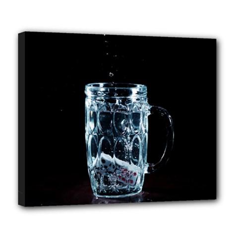 Glass Water Liquid Background Deluxe Canvas 24  X 20   by BangZart