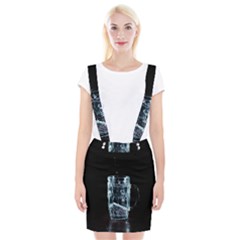 Glass Water Liquid Background Braces Suspender Skirt by BangZart