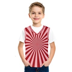 Sun Background Optics Channel Red Kids  Sportswear by BangZart