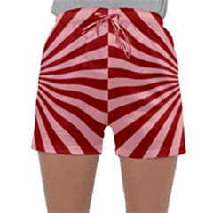 Sun Background Optics Channel Red Sleepwear Shorts