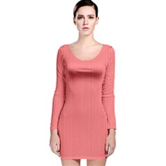 Christmas Red Velvet Mini Gingham Check Plaid Long Sleeve Velvet Bodycon Dress