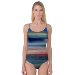 Background Horizontal Lines Camisole Leotard  by BangZart