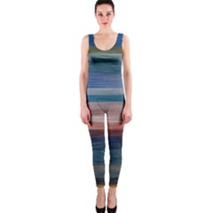 Background Horizontal Lines Onepiece Catsuit by BangZart