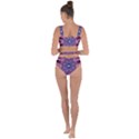 Abstract Glow Kaleidoscopic Light Bandaged Up Bikini Set  View2