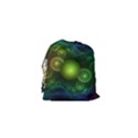 Retrotacular Rainbow Dots in a Fractal Microscope Drawstring Pouches (XS)  View2