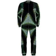 Lines Abstract Background Onepiece Jumpsuit (men)  by BangZart