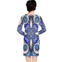 Fractal Cathedral Pattern Mosaic Long Sleeve Nightdress View2