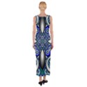 Fractal Cathedral Pattern Mosaic Fitted Maxi Dress View2