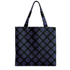 Space Wallpaper Pattern Spaceship Zipper Grocery Tote Bag by BangZart