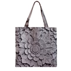 Pattern Motif Decor Zipper Grocery Tote Bag by BangZart