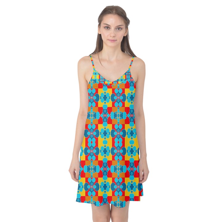 Pop Art Abstract Design Pattern Camis Nightgown