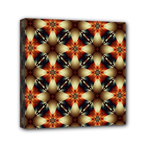 Kaleidoscope Image Background Mini Canvas 6  X 6  by BangZart