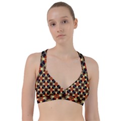 Kaleidoscope Image Background Sweetheart Sports Bra